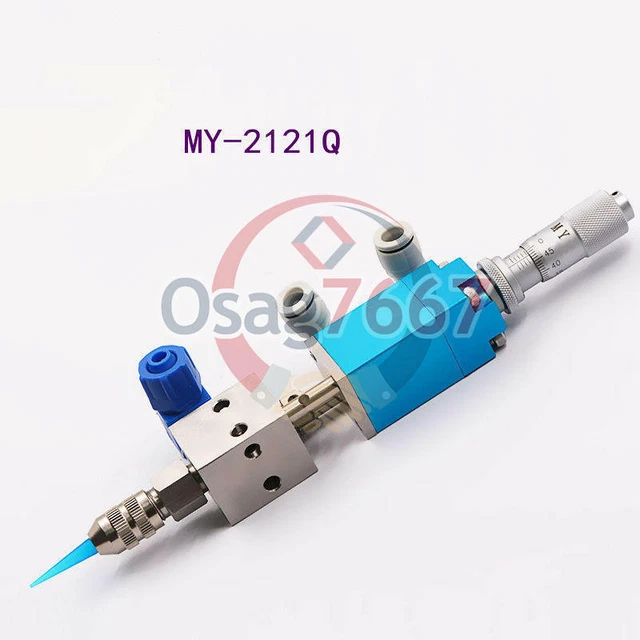 Top Needle Dispensing Valve Precision Glue Pneumatic Dispenser Micrometer New