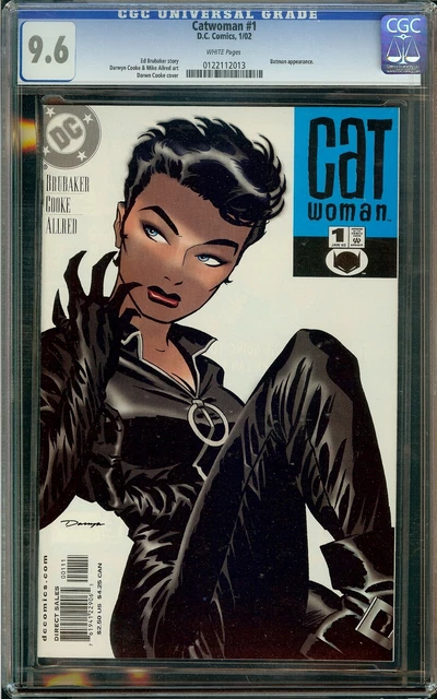 Catwoman (2002) #1 CGC 9.6 White Pages - Darwyn Cooke Cover
