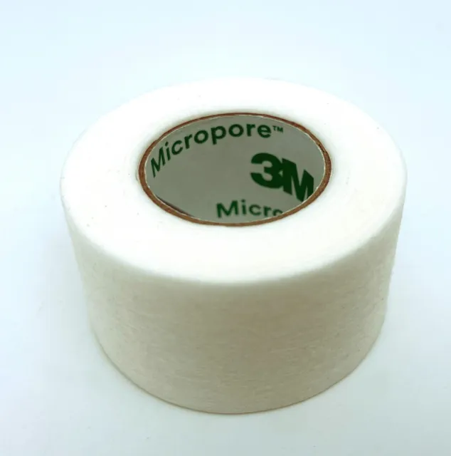 3M Micropore Surgical Tape,  1" X 10 Yards, 1530-1, 3 ROLLS