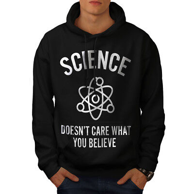 Wellcoda Atom Science Mens Hoodie, Funny Slogan Casual Hooded Sweatshirt