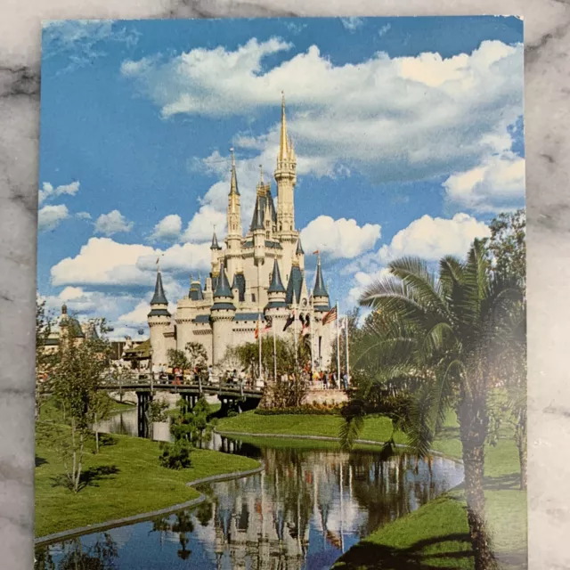 Walt Disney World - Cinderella Castle Fantasyland Vintage Postcard Unposted 3