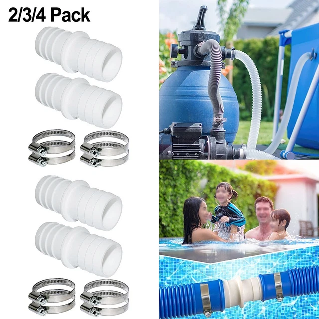 Kit D'adaptation De Tuyau De Piscine - 2 Pièces + Ruban - Conversion 60mm/47mm - Pour Pompe Filtre Intex 4560, 58254 - 10