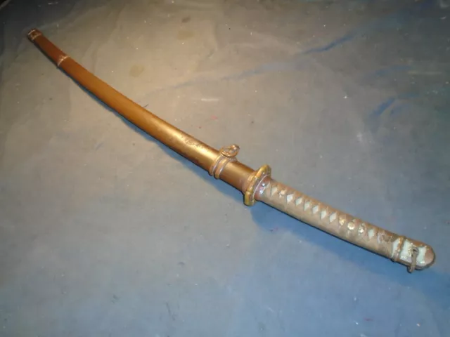 Japanese Army sword in mountings "Koa Isshin Mantetsu"