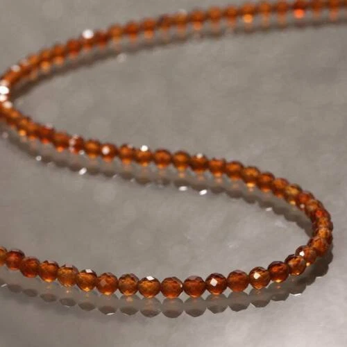 Citrine, morganite, grenat, onyx vert, péridot 5 colliers de perles Lot en gros