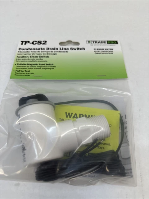 Trade Pro TP-CS2 Condensate Drain Line Switch Auxiliary Elbow Switch