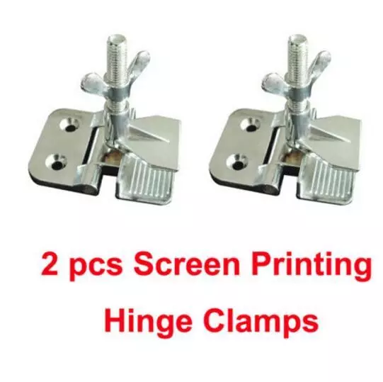 2pcs Screen Printing Butterfly Hinge Clamps 2" thickness perfect registration t