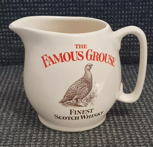 🔶️Famous Grouse Scotch Whisky Whiskey Water Jug Wade England Barware Man Cave