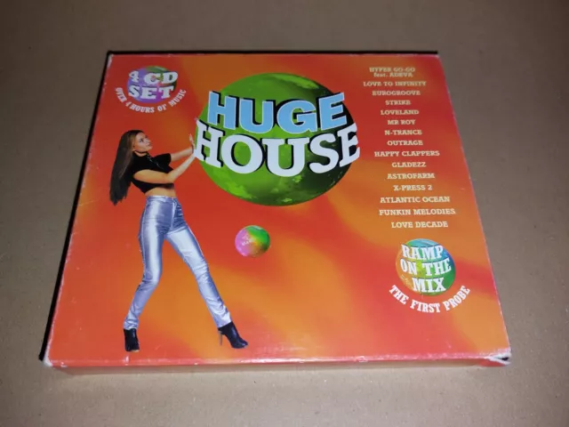 Various * Huge House * 4 X Cd Album Boxset Excellent N-Trance T.s.d. Jetpac Swag