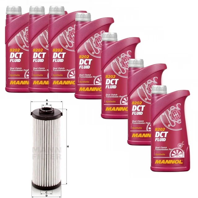 Olio cambio Mannol DSG 7 L MANN filtro olio cambio per Audi A3 Sportback 2.0 TDI S3