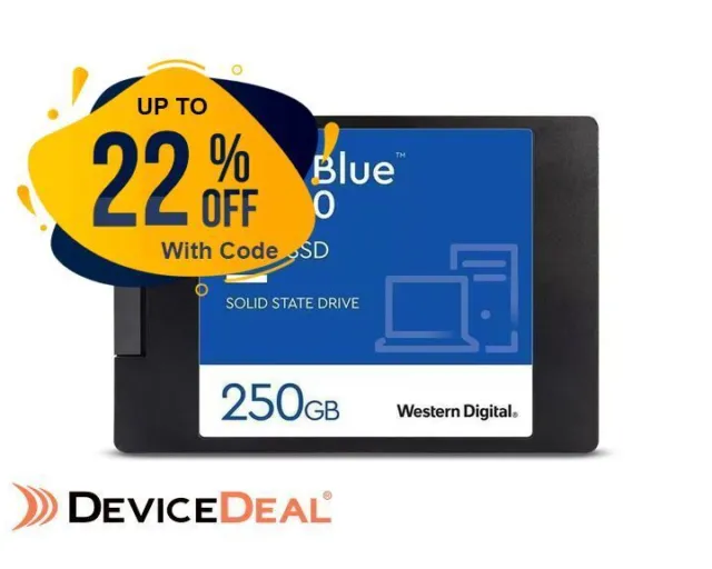 WESTERN DIGITAL BLUE SA510 250GB 2.5 SATA SSD WDS250G3B0A $90.00 -  PicClick AU
