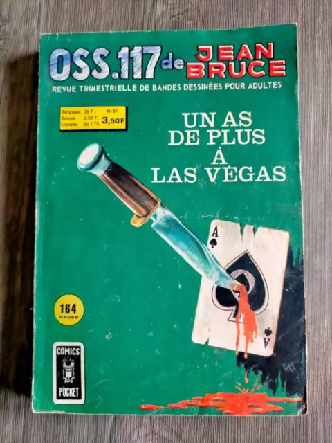 bd OSS 117 n° 39 JEAN BRUCE comics pocket AREDIT EO 1973