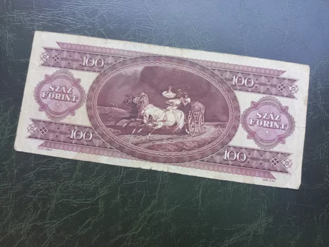 UNGARN 100 Forint Banknote, 1989