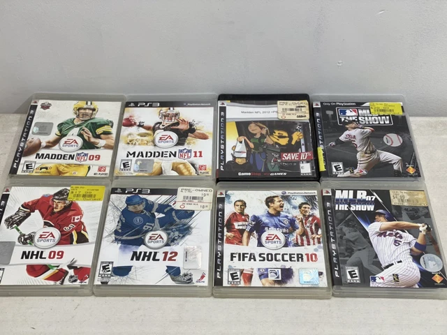 LOT OF 10 PlayStation 3 PS3 Games TIGER WOODS NHL Hockey FIFA
