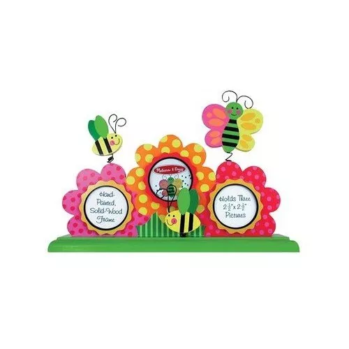 Melissa & Doug 3 Flowers TableTop Picture Frame (NEW) 3251