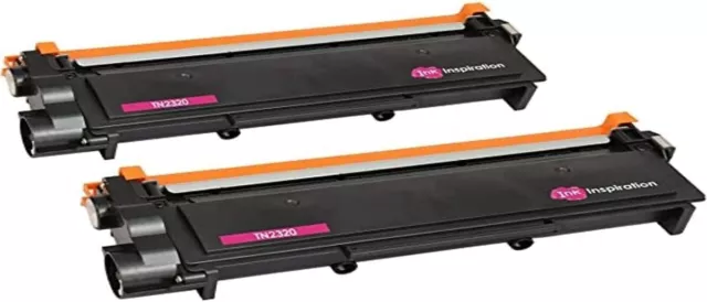 2x Compatible TN2320 Black Toner For Brother HL-L2300D HLL2320D HL-L2340DW