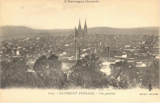 CPA 63 - CLERMONT FERRAND (Puy de Dôme) - 1203. Vue Générale