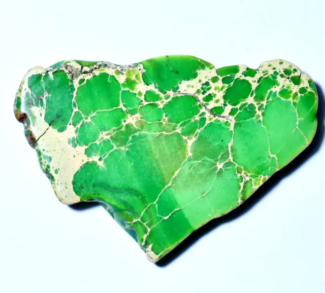 Turquoise verte naturelle de Carico lake - 107,5 carats avec certificat .