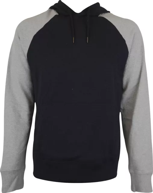 Red Tag Mens Classic Hoody Gym Fashion Long Sleeve Kangaroo Pocket - Grey