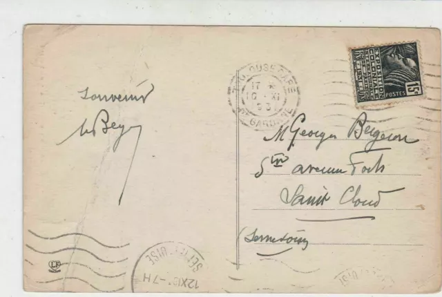 France Toulouse 1931 Le Capitole-Cour Henri lV Picture Stamps Post Card Rf 32121