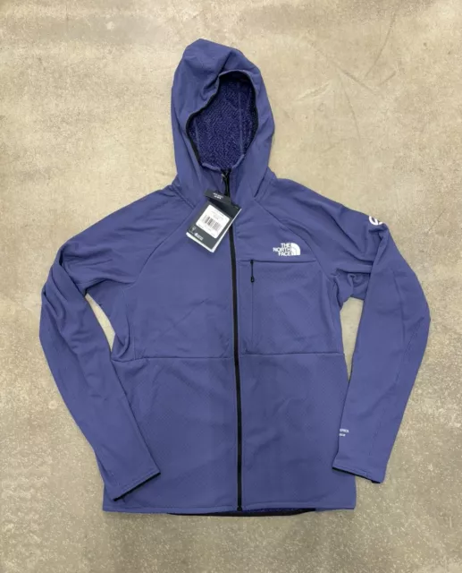 The North Face Summit Series FutureFleece Full Zip Hoodie Cave Blue Mens New