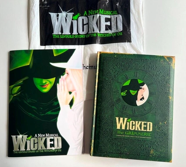 WICKED THE MUSICAL Apollo Victoria Theatre Program , Grimmerie Book ...