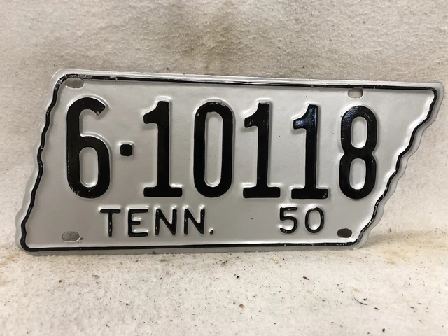 VINTAGE 1950 TENNESSEE License Plate ~ Repaint $124.99 - PicClick