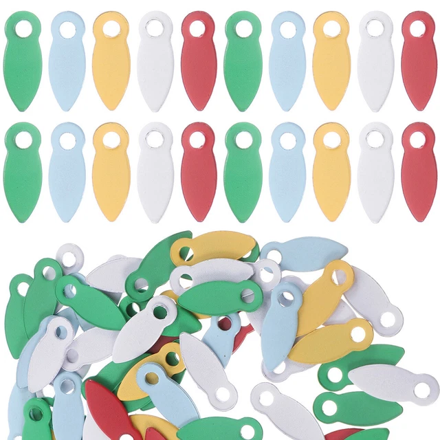 300 Pcs Metal Melon Nail Photo Frame Back Clips Picture Turn Buttons