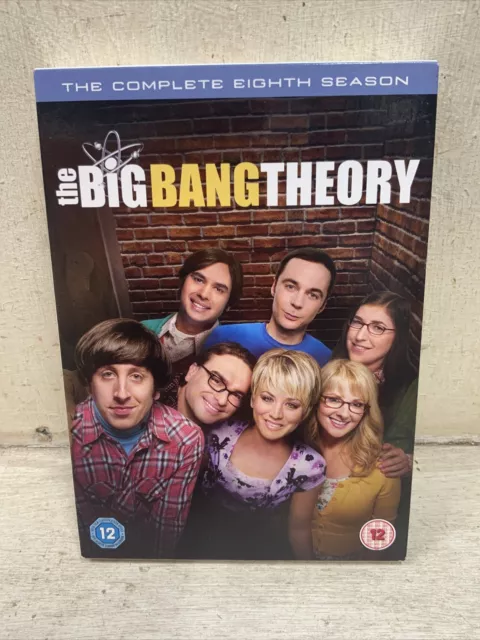 The Big Bang Theory: The Complete Eighth Season DVD (2015) Johnny Galecki cert