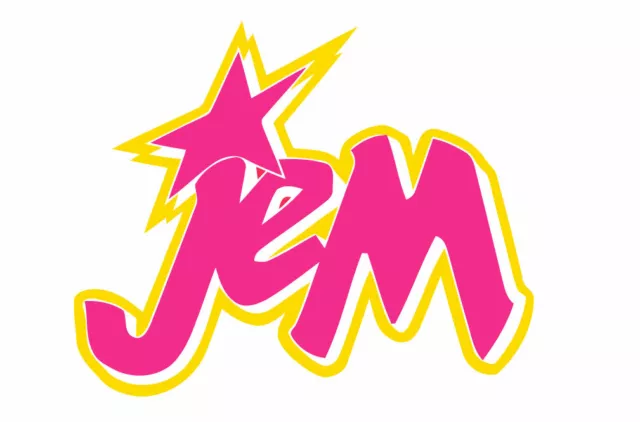 Jem and the Rockers Barbie VINYL DECAL 1980's 80's 90's cartoon sticker car cup