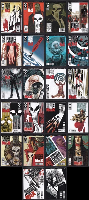 Punisher Max #1-22 (Marvel 2010) Complete Jason Aaron Steve Dillon series!