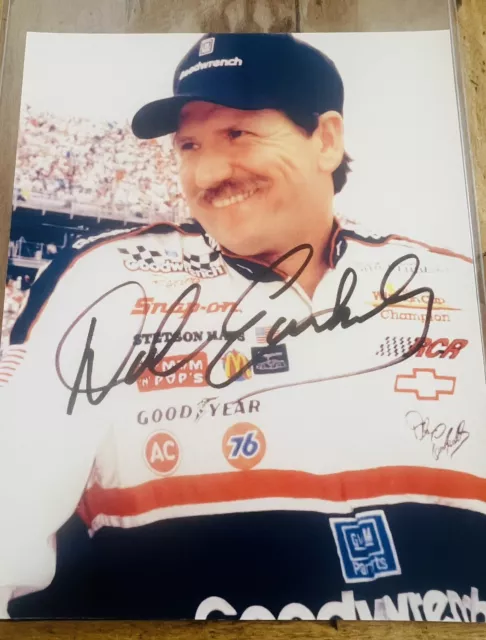 Dale Earnhardt Sr Signed Autographed 8x10 Photo- Good Year, 76, Snap On