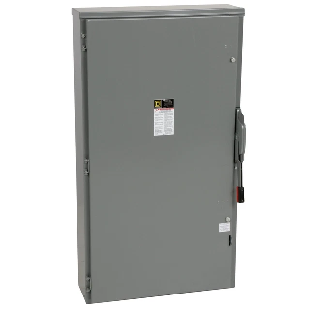Recertified H366R 600 amp N3R FUSED Safety Switch Disconnect Outdoor Warranty