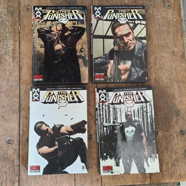 Punisher Max by Garth Ennis Omnibus Vol 1-4 complete set marvel comics