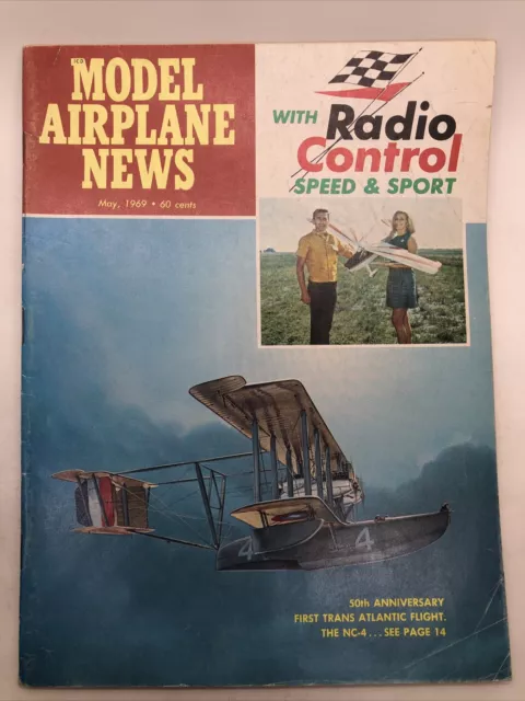 Model Airplane News Magazine American ----May 1969  issue