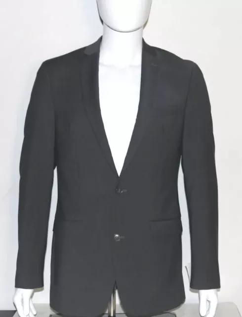 Bar III Men's Slim-Fit Active Stretch Wool Blend Suit Jacket Dark Grey 38L NWT