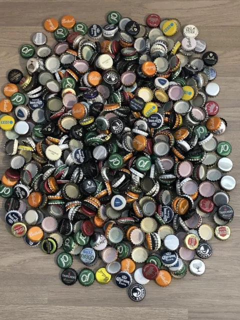 Bottle Tops - 500 Mixed / ALL UNDAMAGED / Perfect for upcycling
