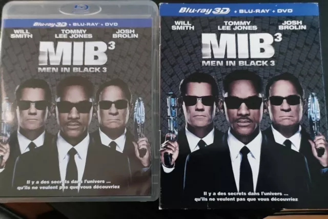 Bluray men in black 1, 2 et le 3 en Edition 3d