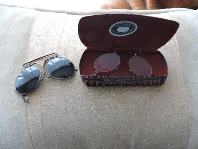 Lunettes Anciennes Rondes Des Années 1900 - N°14 - Vintage - État Occasion
