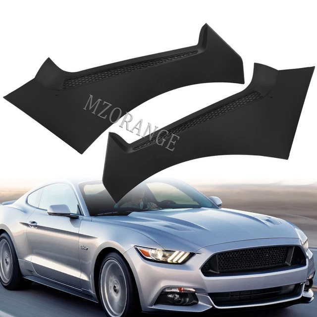 Front Fender Flare Side Panel Scoops Vents For 2015-22 Ford Mustang GT Style