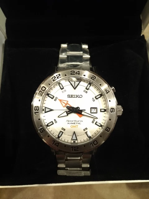 SEIKO スポーチュラ キネティック 5M85-0AA0 GMT ゴールド SEIKO
