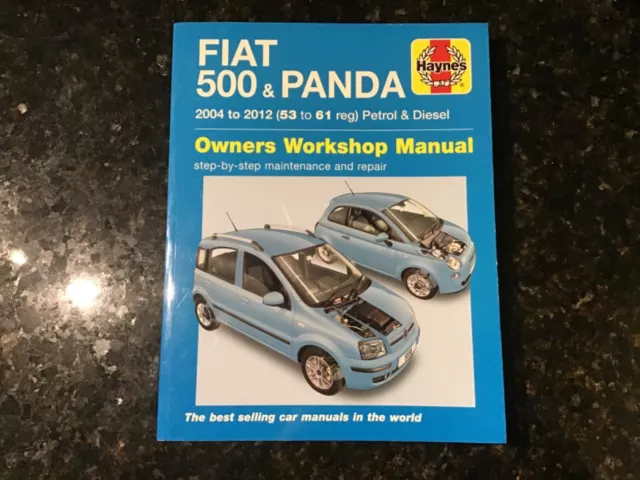 FIAT 500 & PANDA 2004 to 2012 Petrol & Diesel SERVICE REPAIR MANUAL BY HAYNES