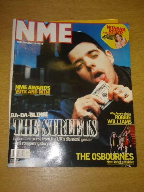 Nme 2002 Dec 7 The Streets Robbie Williams Osbournes