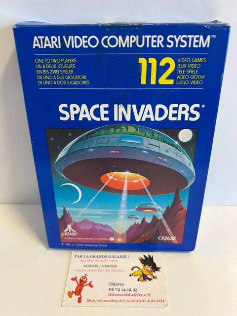 Lot 3 Jeux Atari 2600 - Space Invaders, Moon Patrol, Midnight Magic