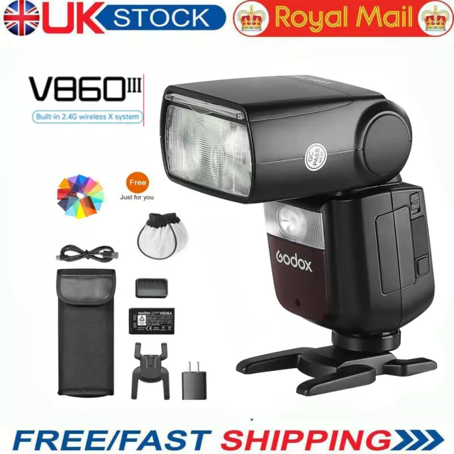 Godox V860III-N 2.4G TTL Li-ion Battery Wireless Camera Flash Speedlite f Nikon