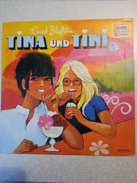 Tina und Tini 1  - finden den geheimnisvollen  Schatz - Enid Blyton -  LP, 12"