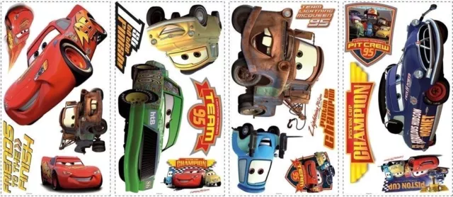 RoomMates Disney Pixar Cars Piston Cup Champs Peelable Stickers RMK1520SCS