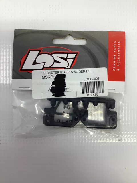 Team Losi 2006 Front Caster Blocks Slider 1/10 Sprint car dirt oval box40