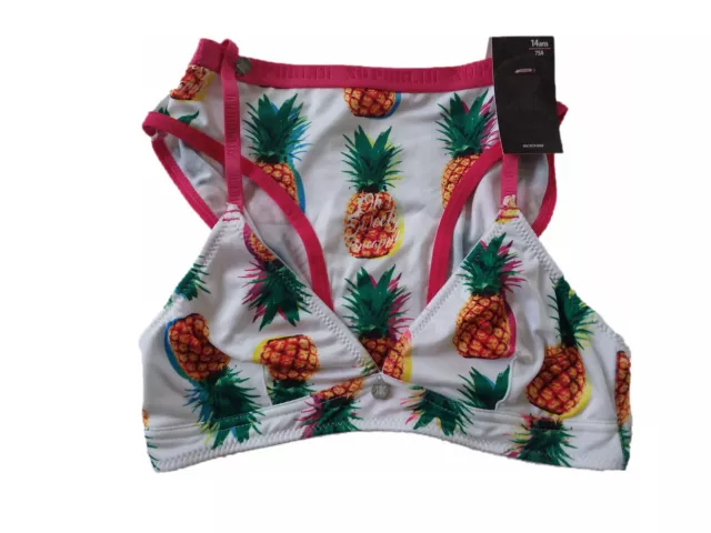 Sous vêtement Fille Ado 14 ans 75A Modèle Ananas Microfibre