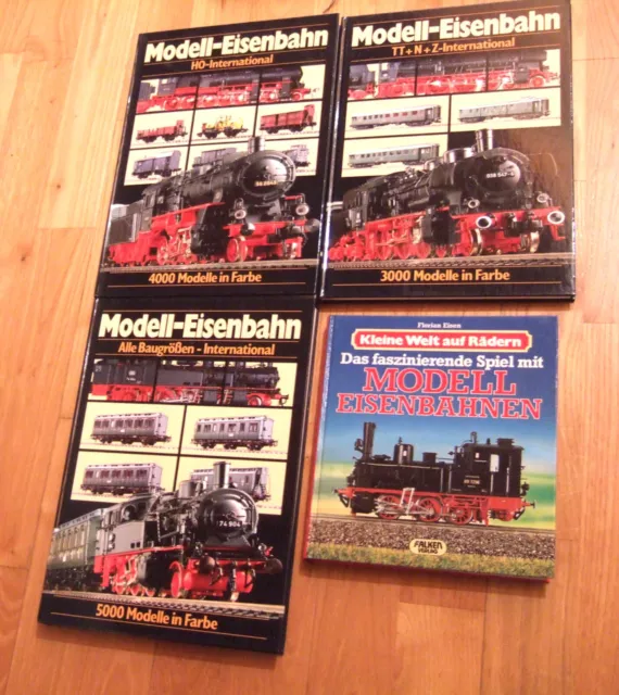 Modellbahn-Kataloge 3 Bd. H0, TT + N + Z, Alle Baugrößen +kl. Welt auf rädern