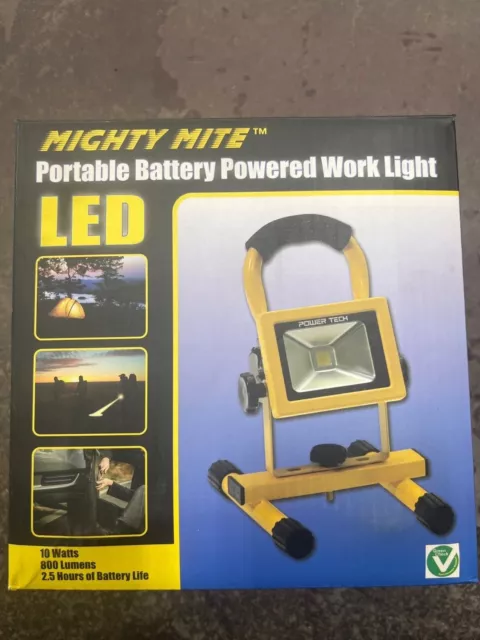 Mighty Mite Portable LED Battery Powered Work Light